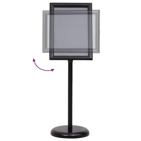A3 Soportes para carteles 2 pcs de aleación de aluminio negra | Foro24.es | Tu tienda online para hogar, jardín y más Foro24.es
