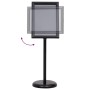 A3 Soportes para carteles 2 pcs de aleación de aluminio negra | Foro24.es | Tu tienda online para hogar, jardín y más Foro24.es