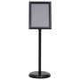 Soportes para carteles pedestal A4 2 pcs Negro Aleación de Aluminio | Foro24.es | Tu tienda online para hogar, jardín y más Foro24.es