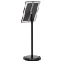 Soportes para carteles pedestal A4 2 pcs Negro Aleación de Aluminio | Foro24.es | Tu tienda online para hogar, jardín y más Foro24.es
