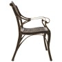 Banco de jardín de aluminio fundido bronce 102 cm de vidaXL, Bancos de jardín - Ref: Foro24-317747, Precio: 228,67 €, Descuen...