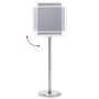Expositores de pedestal A4 2 pcs Plateado de Aleación de Aluminio | Foro24.es | Tu tienda online para hogar, jardín y más Foro24.es