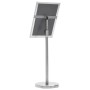 Expositores de pedestal A4 2 pcs Plateado de Aleación de Aluminio | Foro24.es | Tu tienda online para hogar, jardín y más Foro24.es