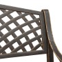 Banco de jardín de aluminio fundido bronce 102 cm de vidaXL, Bancos de jardín - Ref: Foro24-317747, Precio: 228,67 €, Descuen...