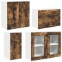 Conjunto de Gabinetes de Cocina de 8 Piezas de en Roble Ahumado de , Armarios de cocina - Ref: Foro24-3388348, Precio: 431,81...
