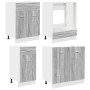 Juego de Gabinetes de Cocina de 8 Piezas Gris Sonoma Madera Ingenierizada | Foro24.es | Tu tienda online para hogar, jardín y más Foro24.es