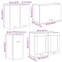 Juego de Gabinetes de Cocina de 8 Piezas Gris Sonoma Madera Ingenierizada | Foro24.es | Tu tienda online para hogar, jardín y más Foro24.es