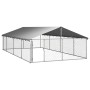 Perrera de exterior con tejado 600x300x150 cm de vidaXL, Casetas y cercados para perros - Ref: Foro24-171502, Precio: 223,47 ...