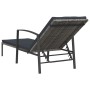 Tumbonas con mesita 2 unidades ratán sintético gris de vidaXL, Tumbonas - Ref: Foro24-317639, Precio: 190,14 €, Descuento: %