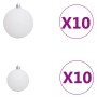 Árbol de Navidad Delgado LEDs y Conjunto de Bolas Verde 210 cm PVC | Foro24.es | Tu tienda online para hogar, jardín y más Foro24.es