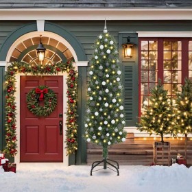 Comprar Árbol de Navidad delgado con 300 LEDs y
