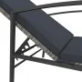 Tumbonas con mesita 2 unidades ratán sintético gris by vidaXL, Loungers - Ref: Foro24-317639, Price: 188,58 €, Discount: %