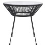 Juego de comedor para jardín 3 piezas negro de vidaXL, Conjuntos de jardín - Ref: Foro24-3085448, Precio: 274,31 €, Descuento: %
