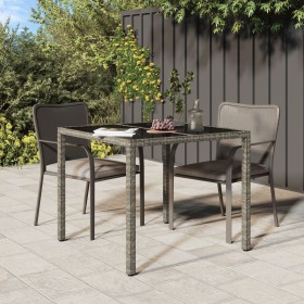 Comprar Mesa de Comedor Jardín Gris 90x90x75 cm