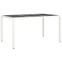 Mesa de Comedor de Jardín Blanca 150x90x75 cm Poliratán | Foro24.es | Tu tienda online para hogar, jardín y más Foro24.es