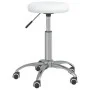 Taburete de masaje cuero sintético blanco de vidaXL, Sillones de masaje - Ref: Foro24-3085692, Precio: 56,12 €, Descuento: %