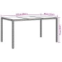 Mesa de Comedor de Jardín Blanca 150x90x75 cm Poliratán | Foro24.es | Tu tienda online para hogar, jardín y más Foro24.es