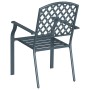 Sillas de jardín apilables 2 uds acero gris antracita | Foro24.es | Tu tienda online para hogar, jardín y más Foro24.es