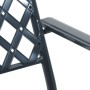 Sillas de jardín apilables 2 uds acero gris antracita | Foro24.es | Tu tienda online para hogar, jardín y más Foro24.es