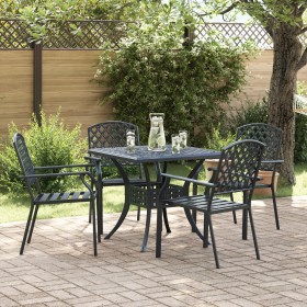 Comprar Sillas de jardín apilables 4 uds acero