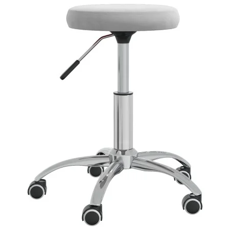Taburete de masaje terciopelo gris claro de vidaXL, Sillones de masaje - Ref: Foro24-3085738, Precio: 51,75 €, Descuento: %