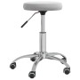 Taburete de masaje terciopelo gris claro de vidaXL, Sillones de masaje - Ref: Foro24-3085738, Precio: 52,68 €, Descuento: %