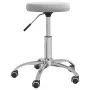 Taburete de masaje terciopelo gris claro de vidaXL, Sillones de masaje - Ref: Foro24-3085738, Precio: 51,75 €, Descuento: %