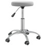 Taburete de masaje terciopelo gris claro de vidaXL, Sillones de masaje - Ref: Foro24-3085738, Precio: 52,68 €, Descuento: %