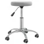 Taburete de masaje terciopelo gris claro de vidaXL, Sillones de masaje - Ref: Foro24-3085738, Precio: 51,75 €, Descuento: %