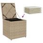 Caja de Almacenamiento Beige y blanco crema | Foro24.es | Tu tienda online para hogar, jardín y más Foro24.es