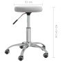 Taburete de masaje terciopelo gris claro de vidaXL, Sillones de masaje - Ref: Foro24-3085738, Precio: 52,68 €, Descuento: %