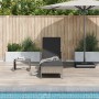 Tumbona Gris y gris oscuro Ratán PE 157 x 55 x 92 cm Tumbona | Foro24.es | Tu tienda online para hogar, jardín y más Foro24.es