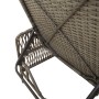 Tumbona Gris y gris oscuro Ratán PE 157 x 55 x 92 cm Tumbona | Foro24.es | Tu tienda online para hogar, jardín y más Foro24.es
