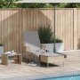 Tumbona Beige y gris claro Ratán PE 157 x 55 x 92 cm Plegable | Foro24.es | Tu tienda online para hogar, jardín y más Foro24.es