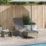 Tumbona Gris claro Ratán PE 157 x 55 x 92 cm Plegable Tumbona | Foro24.es | Tu tienda online para hogar, jardín y más Foro24.es