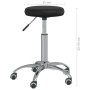 Taburete de masaje cuero sintético negro de vidaXL, Sillones de masaje - Ref: Foro24-3085693, Precio: 58,23 €, Descuento: %