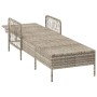 Tumbona Gris claro Ratán PE 157 x 55 x 92 cm Plegable Tumbona | Foro24.es | Tu tienda online para hogar, jardín y más Foro24.es