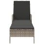 Tumbona Gris claro Ratán PE 157 x 55 x 92 cm Plegable Tumbona | Foro24.es | Tu tienda online para hogar, jardín y más Foro24.es