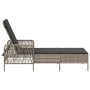 Tumbona Gris claro Ratán PE 157 x 55 x 92 cm Plegable Tumbona | Foro24.es | Tu tienda online para hogar, jardín y más Foro24.es