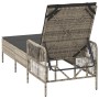 Tumbona Gris claro Ratán PE 157 x 55 x 92 cm Plegable Tumbona | Foro24.es | Tu tienda online para hogar, jardín y más Foro24.es
