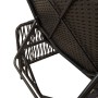 Conjunto de Tumbonas Set de 3 Negro y blanco crema Ratán PE, metal de , Tumbonas - Ref: Foro24-365432, Precio: 306,25 €, Desc...