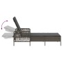 Conjunto de Tumbonas 3 Piezas Gris y gris oscuro Poliratán de , Tumbonas - Ref: Foro24-365434, Precio: 291,72 €, Descuento: %
