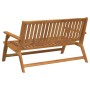 Banco de Jardín 122.5x77x74 cm Madera Maciza de Acacia de , Mesas de jardín - Ref: Foro24-367818, Precio: 113,11 €, Descuento: %