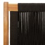 Banco de Jardín Negro 76x122x73 cm de Madera Maciza de Acacia de , Sillas de jardín - Ref: Foro24-367823, Precio: 143,46 €, D...