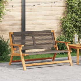 Comprar Banco de jardín Gris 76x122x73 cm Madera