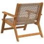 Sillas de Jardín 2 pcs Beige 76x67x73.5 cm Madera de Acacia de , Sillas de jardín - Ref: Foro24-367829, Precio: 164,60 €, Des...
