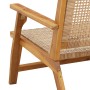 Sillas de Jardín 2 pcs Beige 76x67x73.5 cm Madera de Acacia de , Sillas de jardín - Ref: Foro24-367829, Precio: 164,60 €, Des...