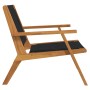 Sillas de jardín 2 pcs Negro 67x77x73 cm Madera maciza de Acacia de , Sillas de jardín - Ref: Foro24-367831, Precio: 194,22 €...