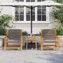 Sillas de jardín 2 pcs Grises 67x78x73 cm de madera maciza de Acacia | Foro24.es | Tu tienda online para hogar, jardín y más Foro24.es