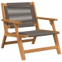 Sillas de jardín 2 pcs Grises 67x78x73 cm de madera maciza de Acacia | Foro24.es | Tu tienda online para hogar, jardín y más Foro24.es